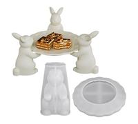 Ofcwoa Pirottini a forma di coniglio, di frutta 3D, in silicone, a forma di coniglietto pasquale, per feste, ufficio, soggiorno, scrivania, scuola