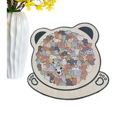 Ofcwoa Puzzle in legno - bello e sofisticato - per bambini, feste, casa, ufficio, compleanno, Natale, per il libero, casa, ufficio, scuola, compleanno e