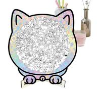 Ofcwoa Puzzle in legno per bambini e adulti | Simpatica decorazione per la casa a forma di gatto | Puzzle in legno per animali e ragazze - per uomini, bambini, figlie, adolescenti e adulti