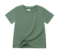 ofeirhz Canotta corta da ragazza con spalline sottili e spalline incrociate, a maniche corte, per danza classica, ginnastica, maglietta intima per ragazze (JN, 3-4 anni)