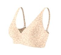 ofeirhz Reggiseni da donna Morbido e confortevole Raccogliere Reggiseno Wireless Up Everyday Activewear Reggiseno Tracolla Regolabile Sonno Yoga Crop Top Sexy Profondo V Senza Ferretto Reggiseni