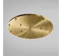 OFELIA B T/16 MINI - ROSONE TONDO 16 FORI PIU ACCESSORI COLORE OTTONE