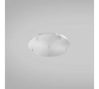 OFELIA B T/6 MINI - ROSONE TONDO 6 FORI PIU ACCESSORI COLORE BIANCO