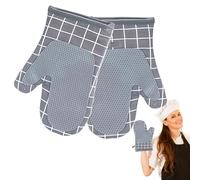 Ofenhandschuhe - Grillhandschuhe | Rutschfeste Handschuhe Für Die Küche - Ofenhandschuhe Aus Silikon, Und Rutschfeste Ofenhandschuhe Aus Silikon, Wasserdichte Mikrowellen-Ofenhandschuhe Zum Koc