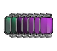 OfeooAi Kit di 7 filtri ibridi per DJI FLIP, include UV e ND8-PL ND16-PL ND32-PL ND64-PL ND128-PL, combo ND/CPL 2-in-1 risolve abbagliamento e sovraesposizione, set di videografia per droni definitivo