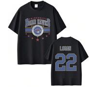 Off Campus Logan 22 T-Shirts Briar University Hockey T-Shirt Abbigliamento Uomo Donna Moda Cotone Maniche Corte T-Shirt Streetwear L,M,S,XL,XXL,XXXLTessuto in maglia
