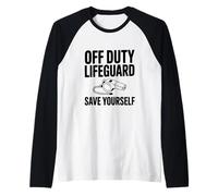 off Duty Bagnino Salva Te Stesso Maglia con Maniche Raglan