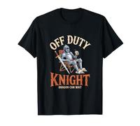 off Duty Knight Drago Puo Aspettare Cavaliere Maglietta