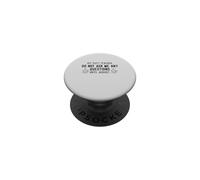 Off Duty Teacher Do Not Ask Me Any Questions Until August PopSockets PopGrip Adesivo