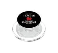 Off Duty Teacher Do Not Ask Me Any Questions Until August PopSockets PopGrip per MagSafe