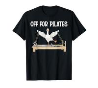 off for Pilates Funny Goose Reformer Pilates Machine Goose Goose Maglietta