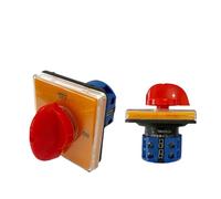 OFF-ON 690V 20A Electrical 8 Terminals LW28-20 LW26-20 Series Rotary Changeover Cam Switch LW26-20/2DS