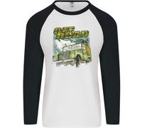 Off Road 4X4 Spento Roading Quattro Ruota Drive Uomo L/S Baseball T-Shirt