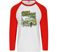 Off Road 4X4 Spento Roading Quattro Ruota Drive Uomo L/S Baseball T-Shirt