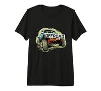 off Road Adventure Monster Car Novelty Graphic Cool Designs Maglietta Premium