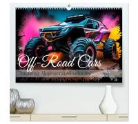 OFF-ROAD CARS Amazing AI-generated vehicles (High Quality Premium Wall Calendar 2026 DIN A2 landscape),CALVENDO 12 Month Wall Calendar: Feeling of dynamic street scenes