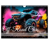 OFF-ROAD CARS Amazing AI-generated vehicles (Wall Calendar 2026 DIN A4 landscape), CALVENDO 12 Month Wall Calendar: Feeling of dynamic street scenes