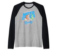 off-Road Dirtbike Biker Supercross Motocross Maglia con Maniche Raglan