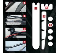 Off road mariposa kit protezione telaio bici pretagliato professionale 1,2mm