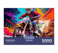 Off-road Motorcycle, Gioco Di Puzzle Da 1000 Pezzi, Sfida Stimolante E Creativa, Ideale Per Collezionisti O Regalo, Adatto Dai 10 Anni, 70x50cm/1000pcs
