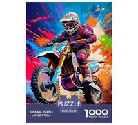 Off-road Motorcycle, Puzzle 1000 Pezzi, Esercizio Mentale Divertente E Rilassante, Ideale Per Cornici Decorative, Adatto Dai 12 Anni, 70x50cm/1000pcs