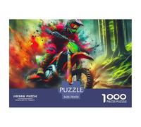 Off-road Motorcycle, Puzzle Da 1000 Pezzi, Immagini Splendide E Raffinate, Perfetto Per Incorniciare, Adatto Dai 12 Anni, 70x50cm/1000pcs