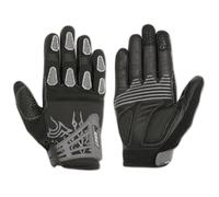 Off Road MTB Cross Motorcycle Motorbike Leather Textile Sport Gloves Grey XL