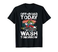 Off-Road Oggi Lavare Domani ATV Rider Maglietta
