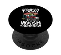 Off-Road Oggi Lavare Domani ATV Rider PopSockets PopGrip Adesivo