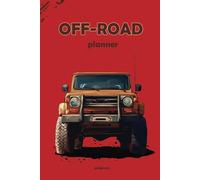 Off-Road Planner: Undated, 6"x9", 446 Pages - Start Anytime, Paperback, Milano Red. Monthly Sections for Notes, Plus Daily and Hourly Layouts to Track Goals, Tasks, and Plans Efficiently.