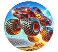Off-road Vehicle 1000 Pezzis Puzzle Rotondo Per Bambini Animali Di Tutto Il Mondo Per Regali Educativi Puzzle Arte Idea Regalo Per Lei O Lui 1000pcs (67.5x67.5cm)
