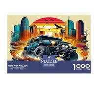 Off-road Vehicle Puzzle Da 1000 Pezzi Per Chi Ama I Paesaggi Urbani: Ricrea Città Famose E Migliora La Memoria!