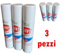 OFF SPRAY PROTECT ANTIZANZARE REPELLENTE PROTEZIONE ZANZARE 100 ML KIT 3 PEZZI