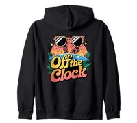 Off The Clock Divertimento Vacanza Vibes Relax Felpa con Cappuccio
