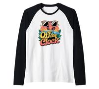 Off The Clock Divertimento Vacanza Vibes Relax Maglia con Maniche Raglan