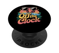 Off The Clock Divertimento Vacanza Vibes Relax PopSockets PopGrip Adesivo