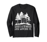 off The Grid Unplug Escursionismo Campeggio Outdoor Adventurer Maglia a Manica