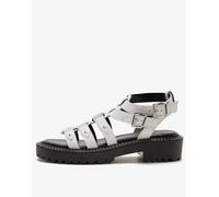 Off The Hook - Elverson - Sandali western bianchi con fascetta doppia-Bianco 42