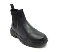 Off The Hook - Leo - Stivaletti Chelsea neri in pelle-Nero 45