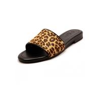 Off The Hook - Strand - Sandali bassi modello aperto in punta in pelle leopardati-Multicolore 37
