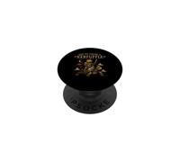 Off the Kerfuffle Cavaliere Guerriero Capibara Animale Medievale PopSockets PopGrip Adesivo