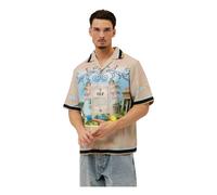 Off The Pitch - Paradise Satin Shirt - - Shirts - Uomo - Multicolore - L