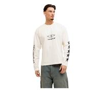 Off The Pitch - Pro Raw Edge Longsleeve Shirt - -Tops -Uomo -Bianco -L