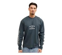Off The Pitch - Pro Raw Edge Longsleeve Shirt - -Tops -Uomo -Grigio -M