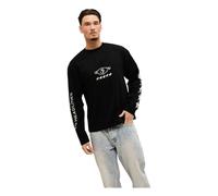 Off The Pitch - Pro Raw Edge Longsleeve Shirt - -Tops -Uomo -Nero -L