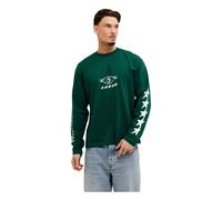 Off The Pitch - Pro Raw Edge Longsleeve Shirt - -Tops -Uomo -Verde -L