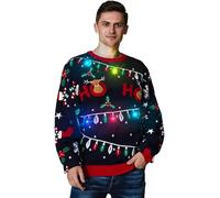 OFF THE RACK Christmas Sweater Maglione, all The Festive Trimmings, XX-Large Unisex-Adulto