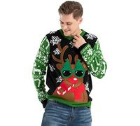 OFF THE RACK Christmas Sweater Maglione, Candy Cane Coolstar, Small Unisex-Adulto
