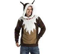OFF THE RACK Christmas Sweater Maglione, Rockin' a Rudolph Original, X-Large Unisex-Adulto