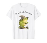 off to Apply Protezione Solare Frog Summer Vacation Beach Poolside Maglietta